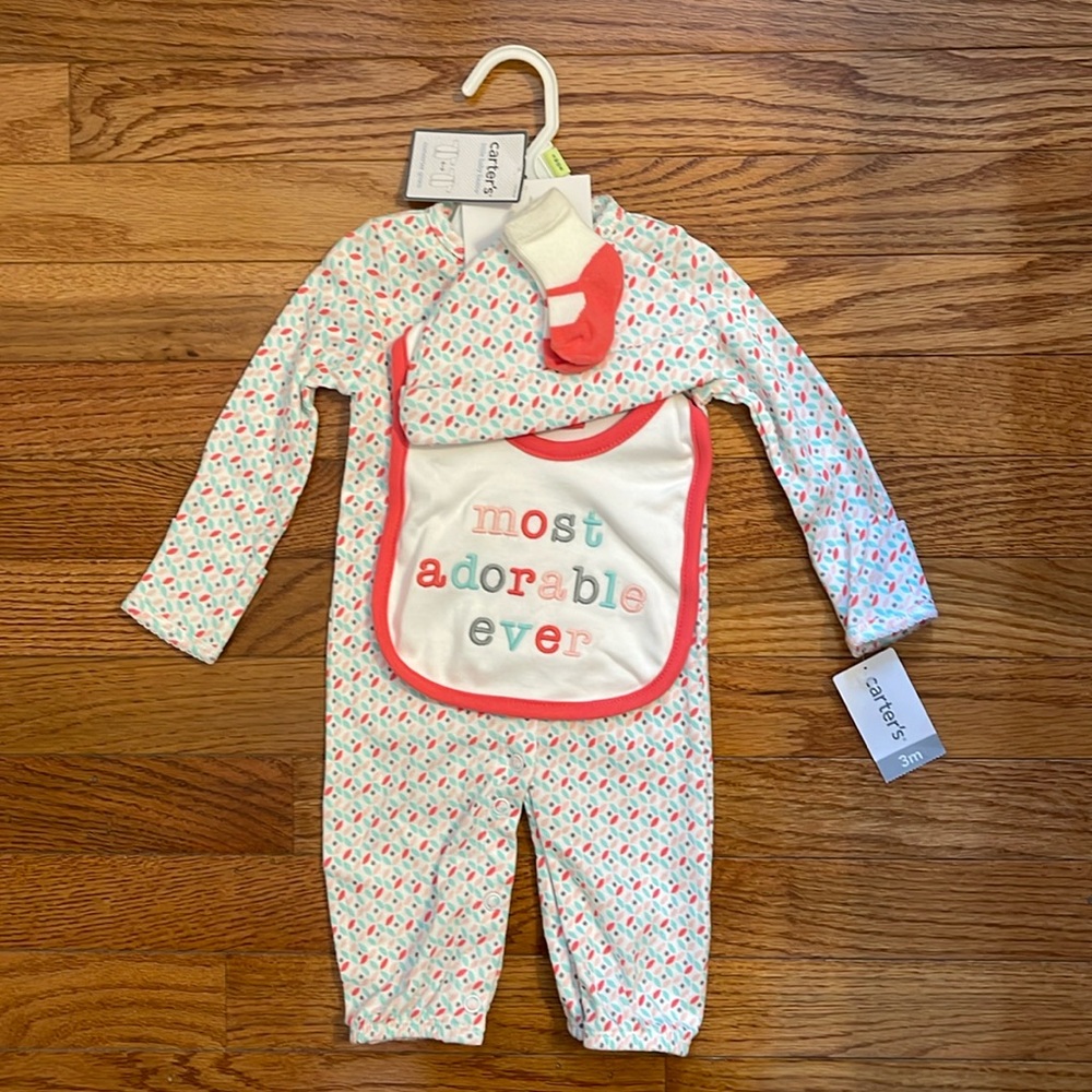 NWT Carter’s Baby Little Layette Converter Gown